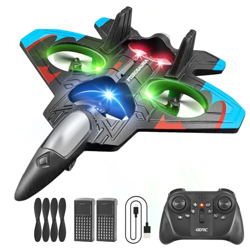 4DRC V32 RC Plane, 2.4GHZ Remote Control Airplane W/ 2 Batteries & 6-axis Gyro Stabilizer, 2CH RTF RC Glider Toy for Beginners Kids Boys Girls Adults 4DRC V32 RC Plane, 2.4GHZ Remote Control Airplane W/ 2 Batteries & 6-axis Gyro Stabilizer, 2CH RTF RC Glider Toy for Beginners Kids Boys Girls Adults von 4DRC