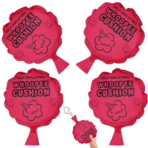 4E's Novelty Furzkissen, selbstaufblasend, 4 Stück, 17,8 cm Streiche von 4E's Novelty