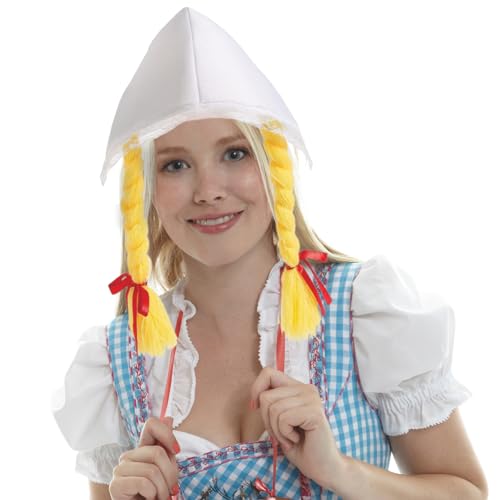Oktoberfest Hut mit Zöpfen für Damen – Oktoberfest Kostüm Outfit Accessoire von 4E's Novelty Oktoberfest Hut mit Zöpfen für Damen – Oktoberfest Kostüm Outfit Accessoire von 4E's Novelty von 4E's Novelty
