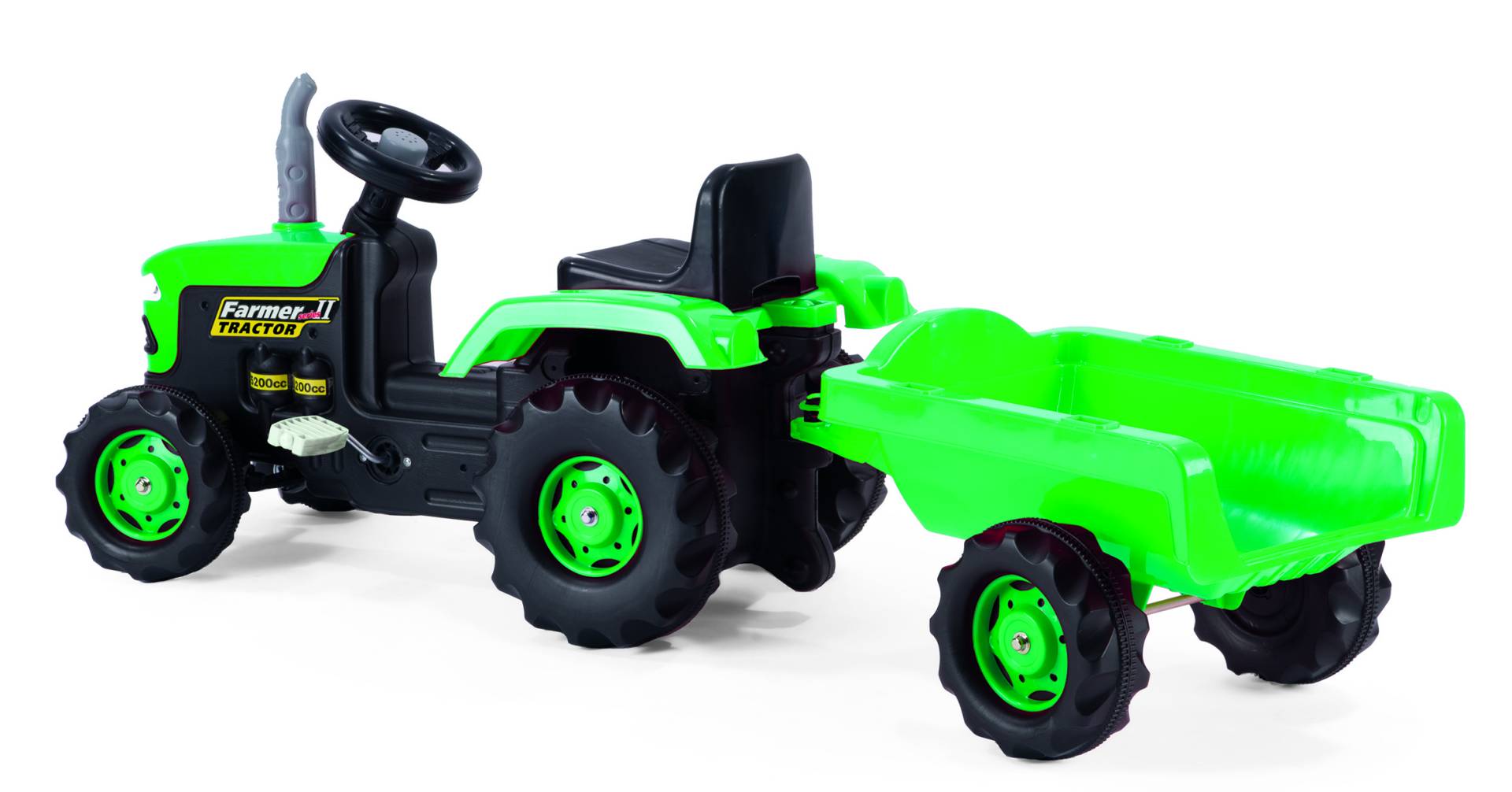 Trettraktor mit Anhänger Trettraktor mit Anhänger von 4EverSpiel