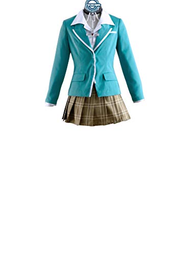 4Fun Damen Rosario + Vampir Cosplay Akashiya Moka Academy Schuluniform 1. Größe L, Blau von 4Fun