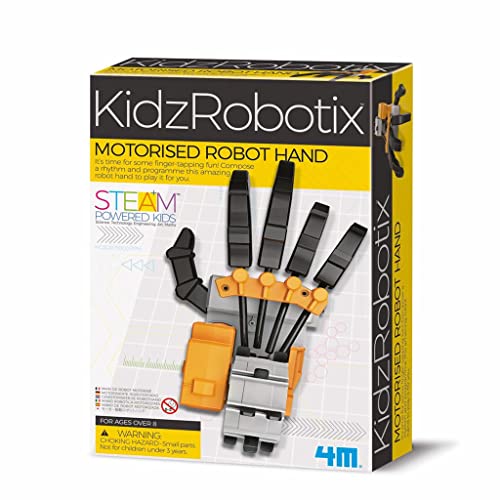 4M 403407 Kids Motorised Robot Hand Building Set von 4M