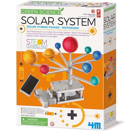 4M 403416 Green Science Motorised System-Solar Hybrid Power, Multi Colour von 4M