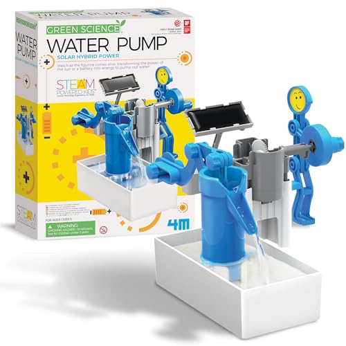 4M 403425 Green Hybrid Solar Power Water Pump Science Kit von 4M