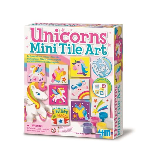 4M 404740 Unicorn Mini Tile Art, Multi 4M 404740 Unicorn Mini Tile Art, Multi von 4M