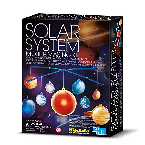 4M 68359 - Glow Solar System Mobile Making Kit von 4M