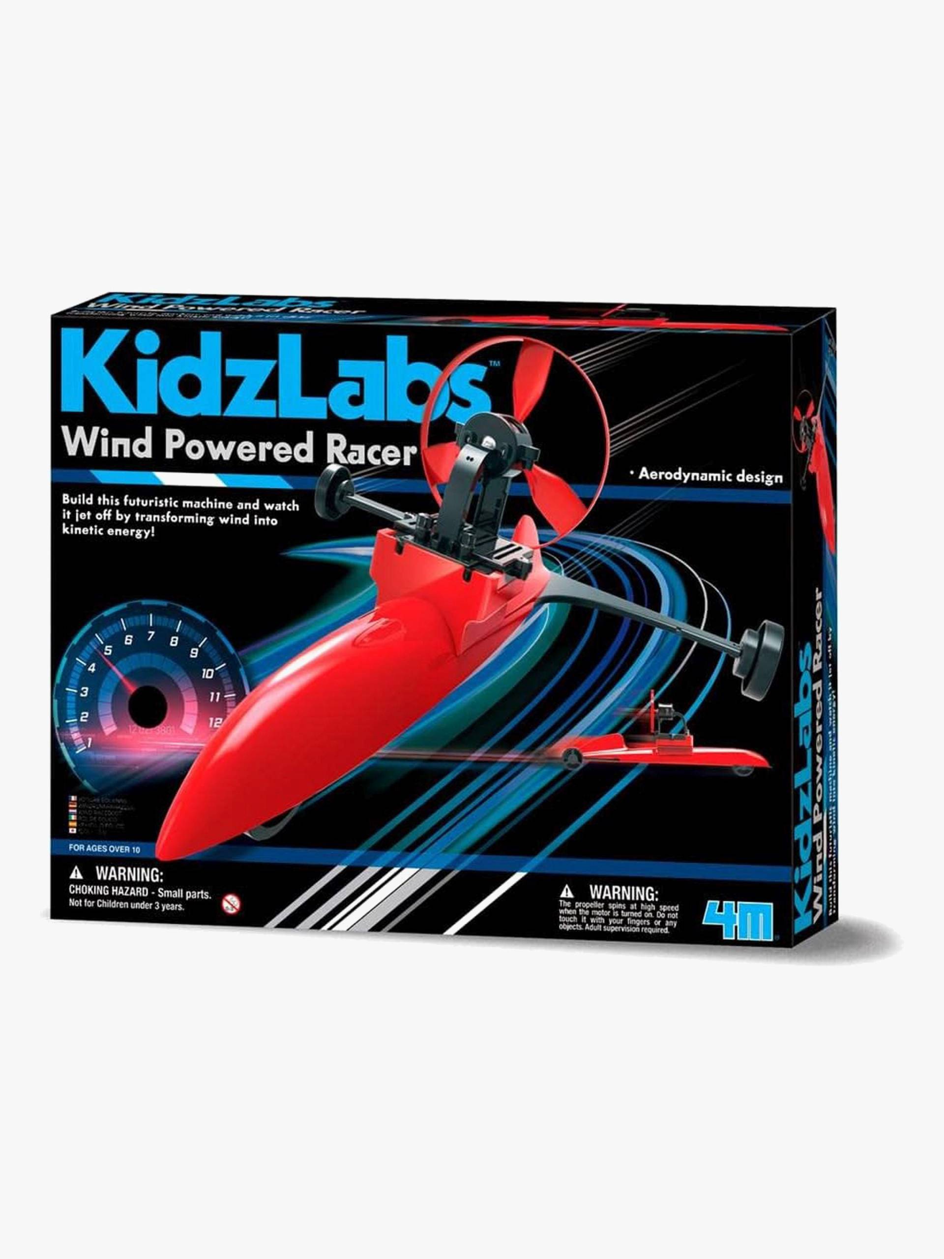 4M KidzLabs Experimentierkasten Windbetriebenes Rennauto von 4M