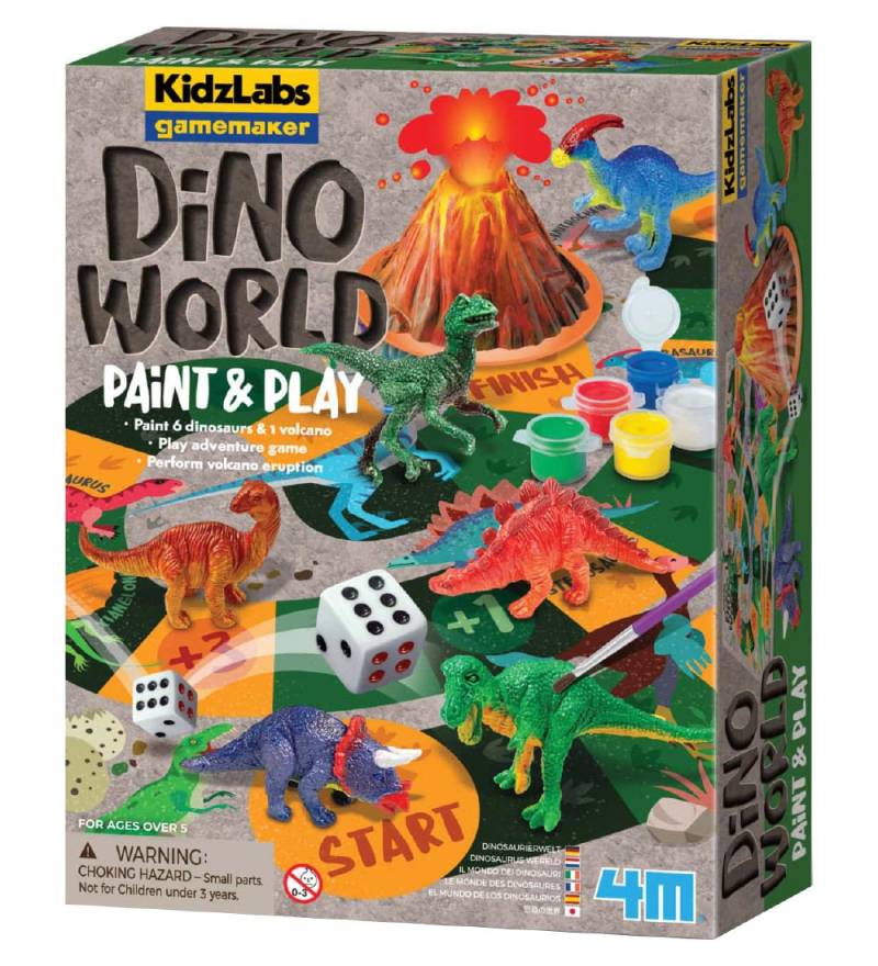 4M - KidzLabs Gamemaker - Dino -Spiele - 4M - One Size - Brettspiele 4M - KidzLabs Gamemaker - Dino -Spiele - 4M - One Size - Brettspiele von 4M