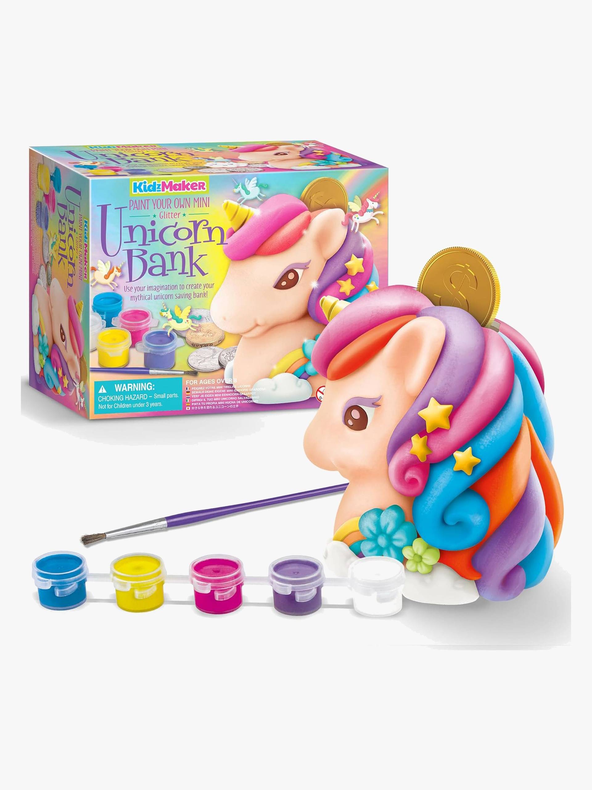 4M KidzMaker DIY-Set Bemale Deine Einhorn-Spardose von 4M
