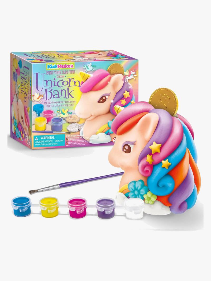 4M KidzMaker DIY-Set Bemale Deine Einhorn-Spardose von 4M
