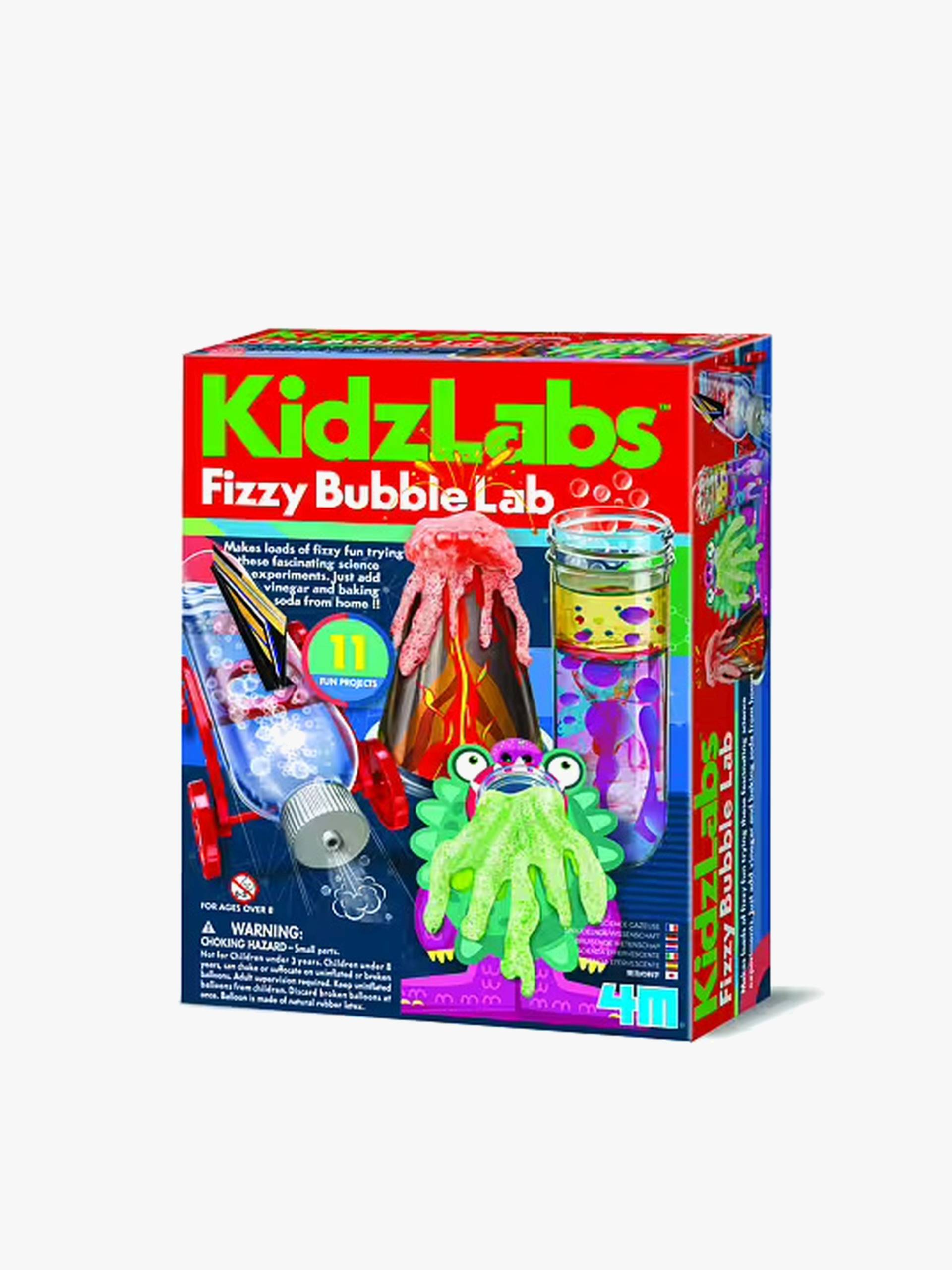 4M Kidzlabs Experimentierkasten Sprudelnde Seifenblasen von 4M