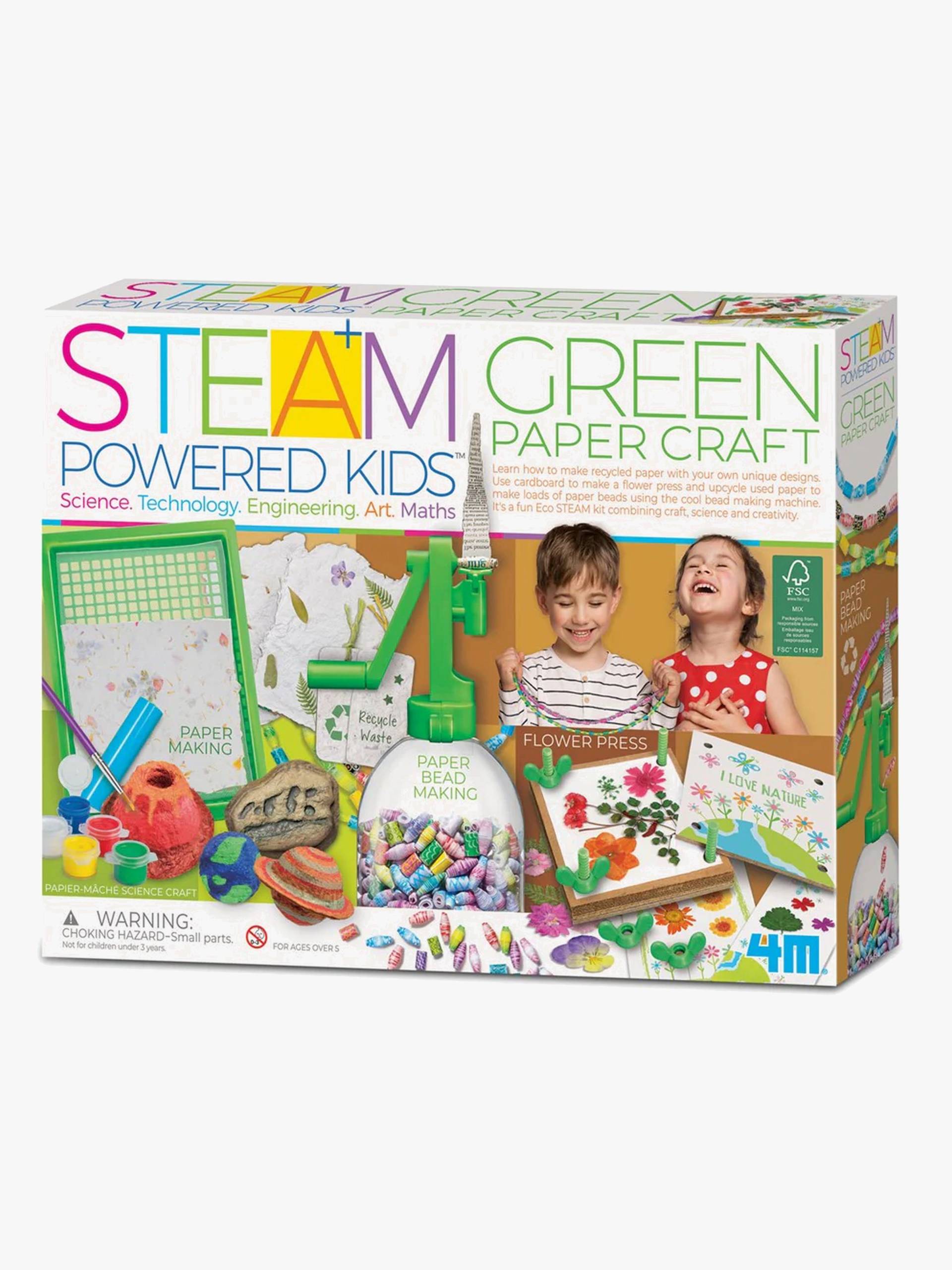 4M STEAM Powered Kids Experimentierkasten Basteln mit Papier von 4M