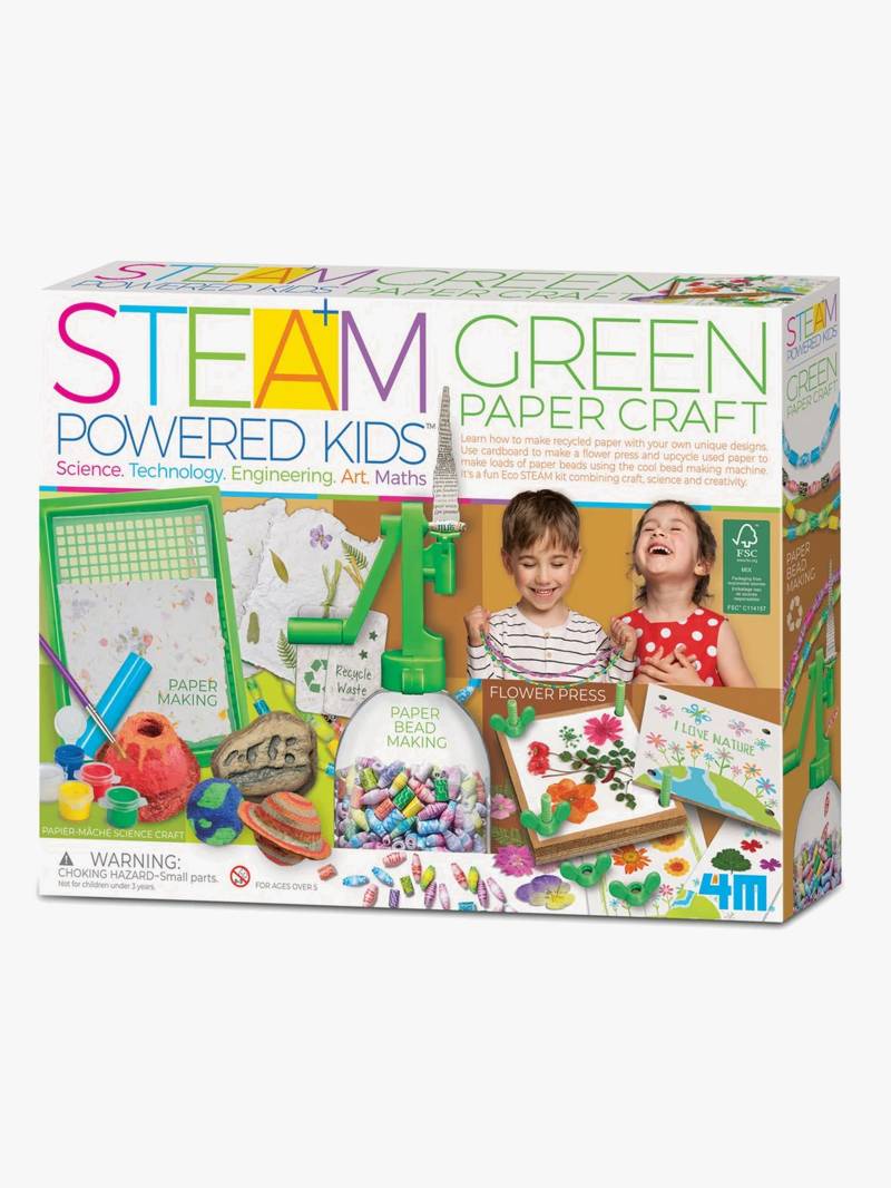 4M STEAM Powered Kids Experimentierkasten Basteln mit Papier von 4M