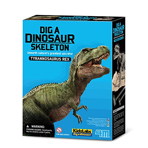 Dinosaurier Ausgrabung T-Rex - 4M Archäologie Set für Kinder - DIY Dinosaurier Skelett Bausatz - Ausgrabungsspielzeug ab 5 Jahren - Tyrannosaurus Rex Skelett zusammenbauen Dinosaurier Ausgrabung T-Rex - 4M Archäologie Set für Kinder - DIY Dinosaurier Skelett Bausatz - Ausgrabungsspielzeug ab 5 Jahren - Tyrannosaurus Rex Skelett zusammenbauen von 4M