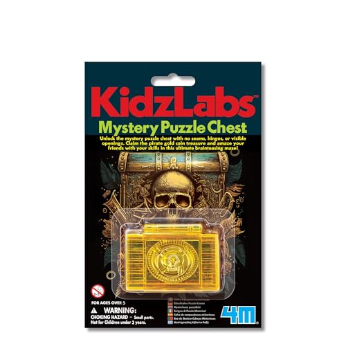 KidzLabs – Graben Sie einen leuchtenden Piraten, Unearth a Piratenskelett, STEM Fun Lernset für Kinder ab 5 Jahren, Gold von 4M