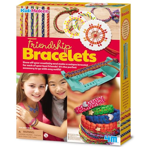 4M 404728 Friendship Bracelets Craft Kit, Multi-Colour von 4M