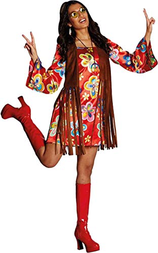 PartyXPeople Flower Power Hippie Kostüm Damen Karneval Fasching 13919- Gr.46 von PartyXPeople