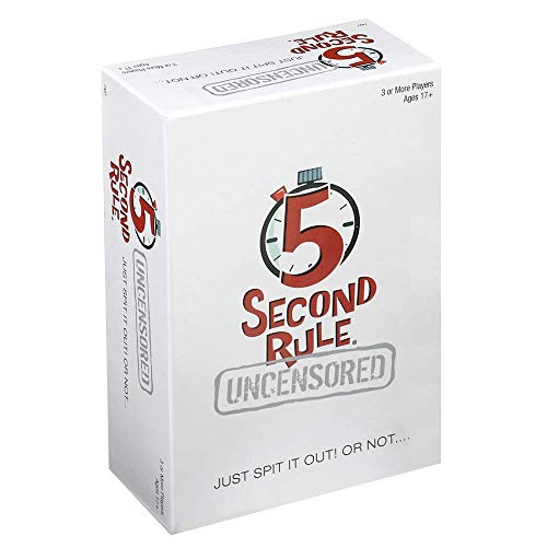 5 Second Rule Unzensiert - Lustiges Kartenspiel für Spieleabend mit Freunden - ab 17 Jahren von 5 SECOND RULE