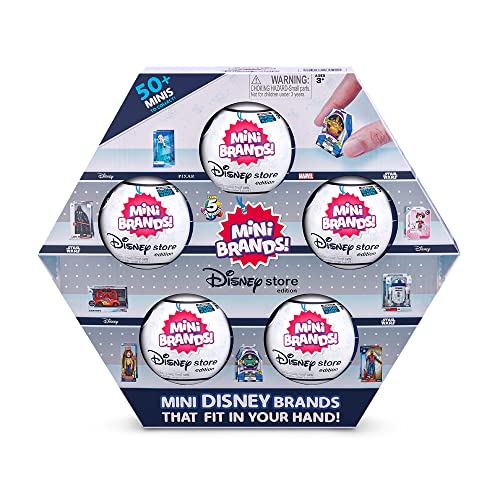 5 SURPRISE - 5er Pack Disney Mini Brands Kugeln, Mehrfarbig, ZU77151 von 5 SURPRISE