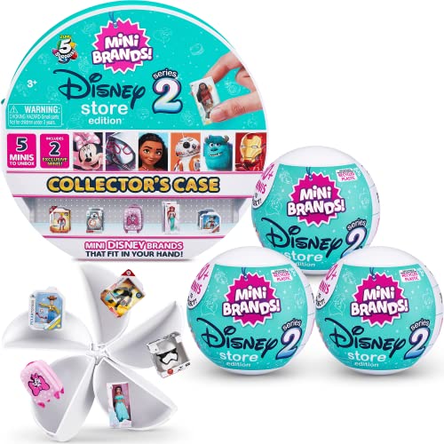 Mini Brands Disney Store Series 2 Mystery Capsule Collectible Toy - Combo Pack (Collector's Case & 3 Capsules), MailBox von Mini Brands