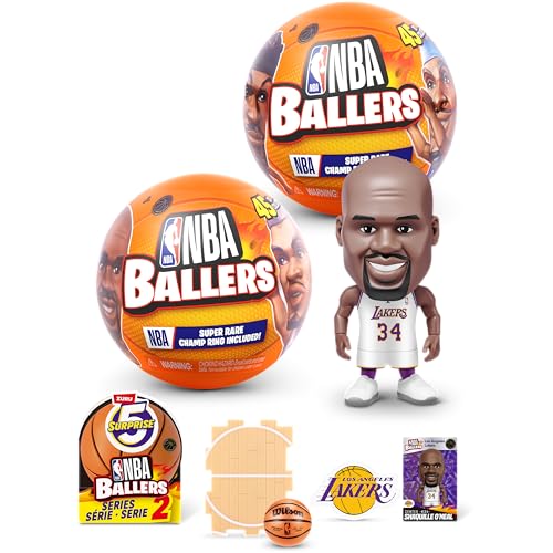 5 Surprise NBA Ballers, Serie 2 Sammelfigur von ZURU(2 Kapsel) von 5 SURPRISE