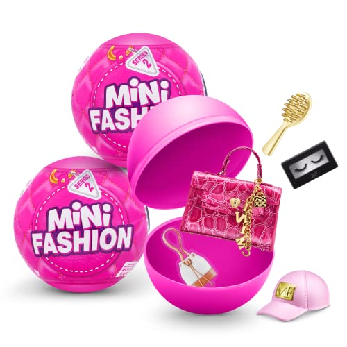 Mini Brands Mini Fashion Series 2, Real Fabric Fashion Bags And Accessories Capsule Collectible Toy (2 Pack) von Mini Brands