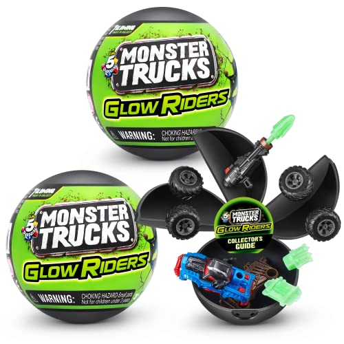 5 Surprise Monster Truck Series 2, Night Riders Mystery Collectible Capsule (2 Pack) von 5 SURPRISE