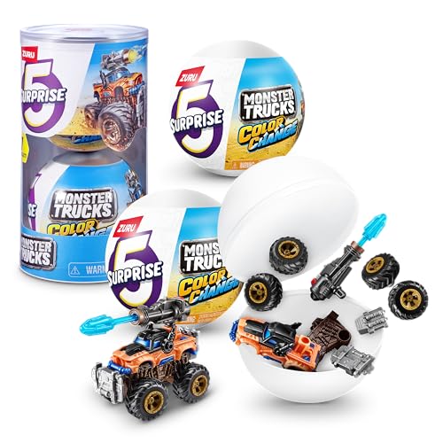 5 Surprise Monster Trucks Color Change Series 3, 2er-Pack von ZURU 5 Surprise Monster Trucks Color Change Series 3, 2er-Pack von ZURU von 5 SURPRISE