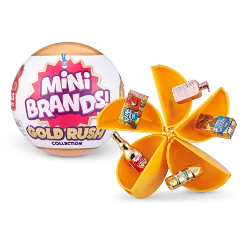 5 SURPRISE ZURU Mini Brands - Goldrausch-Kollektion 5 SURPRISE ZURU Mini Brands - Goldrausch-Kollektion von 5 SURPRISE