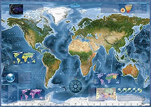 Kartenanalyse 500 Teile Lernspiele Kinder Puzzle Spaß Druckpuzzle Schwieriges Holz Puzzle von 501