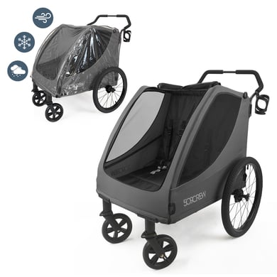 509 Crew Zwillingskinderwagen Trekker II Dark Grey 509 Crew Zwillingskinderwagen Trekker II Dark Grey von 509