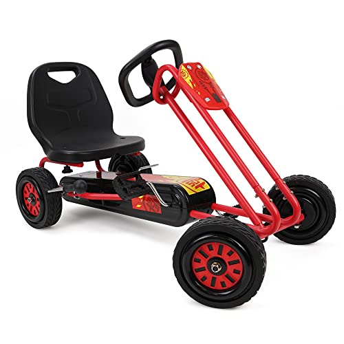 509 Crew Rocket Pedal-Gokart – rot| Tretauto | Aufsitzspielzeug für Jungen & Mädchen mit ergonomisch verstellbarem Sitz & präziser Handhabung, Gummiräder, mit Handbremse, ab 4 Jahren 509 Crew Rocket Pedal-Gokart – rot| Tretauto | Aufsitzspielzeug für Jungen & Mädchen mit ergonomisch verstellbarem Sitz & präziser Handhabung, Gummiräder, mit Handbremse, ab 4 Jahren von 509