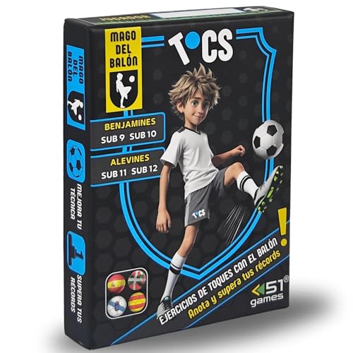 TOCS Ball-Magier | Fußballübungen für Kinder | 36 Ballspiel-Herausforderungen | Verbessern Sie Ihre Technik | Notieren und übertreffen Sie Ihre Rekorde | Geschenk für 8,9,10 und 11 Jahre | Ihr TOCS Ball-Magier | Fußballübungen für Kinder | 36 Ballspiel-Herausforderungen | Verbessern Sie Ihre Technik | Notieren und übertreffen Sie Ihre Rekorde | Geschenk für 8,9,10 und 11 Jahre | Ihr von 51games