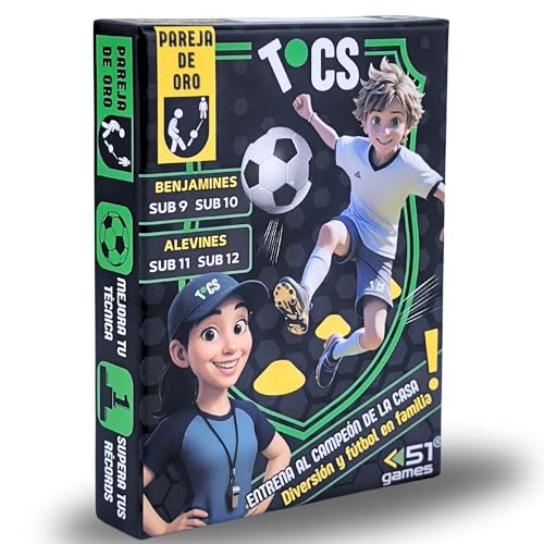 TOCS Goldenes Paar | Fußballübungen für Kinder | 37 Herausforderungen für Paare | Verbessern Sie Ihre Technik | Notieren und übertreffen Sie Ihre Rekorde | Geschenk für 8,9,10 und 11 Jahre | Ihr TOCS Goldenes Paar | Fußballübungen für Kinder | 37 Herausforderungen für Paare | Verbessern Sie Ihre Technik | Notieren und übertreffen Sie Ihre Rekorde | Geschenk für 8,9,10 und 11 Jahre | Ihr von 51games