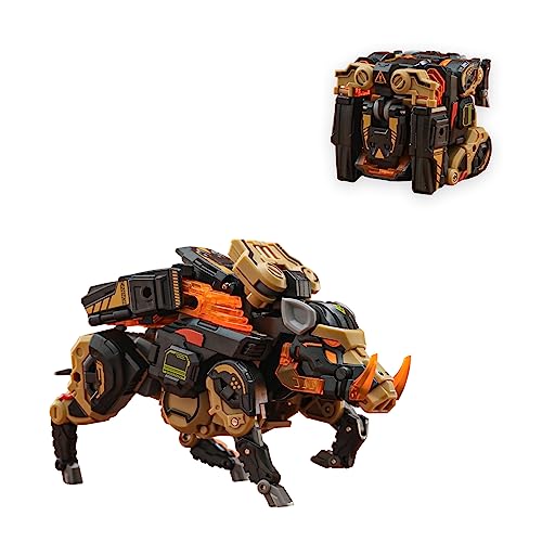 52TOYS BEASTBOX BB-57 Schaufelkopf Deformation Spielzeug Actionfigur, Umwandlung von Spielzeug in Mecha und Würfel, perfektes Geburtstagsparty-Geschenk für Jugendliche und Erwachsene von 52TOYS