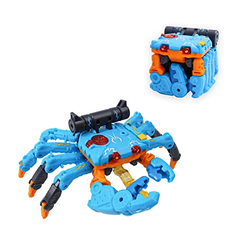 52TOYS Beastbox Serie Blue Crab Deformation Spielzeug, Kinderspielzeug ab 15 Jahre Jungen,wertvolle Action Figur, Bunt Geschenk für Geburtstag,Party, Weinachten von 52TOYS