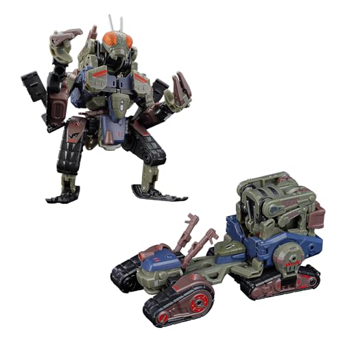 52TOYS MECHABEAST BMM-01 ZOMBIETRACK Deformation Toys Actionfigur, transformierender Mecha-Elefant & Zug, für Jungen & Sammler von 52TOYS
