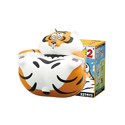 52TOYS Verschiedene Panghu II, Chubby Tiger, zufällige niedliche Actionfigur, Sammlerstück, Spielzeug, Desktop-Dekoration, 8,4 cm, Geschenk für Geburtstag oder Party, 1 Stück 52TOYS Verschiedene Panghu II, Chubby Tiger, zufällige niedliche Actionfigur, Sammlerstück, Spielzeug, Desktop-Dekoration, 8,4 cm, Geschenk für Geburtstag oder Party, 1 Stück von 52TOYS
