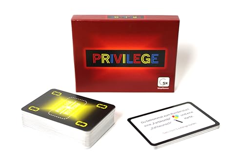 5KopfGames - Privilege, das Spannende Kombinationsspiel zum Gedankenlesen und Pokerface bewahren, Reisespiel für Familie & Freunde, Ab 8 Jahre 5KopfGames - Privilege, das Spannende Kombinationsspiel zum Gedankenlesen und Pokerface bewahren, Reisespiel für Familie & Freunde, Ab 8 Jahre von 5KopfGames