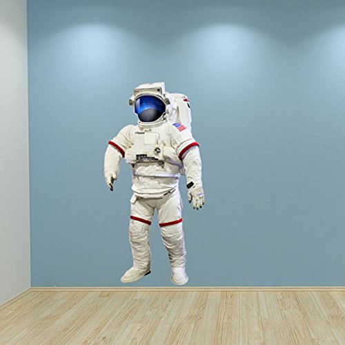 Volle Farbe Astronaut Nasa Raum Wandsticker Schlafzimmer Aufkleber Kinder Spielzimmer Dekoration - Medium von 60 Second Makeover Limited