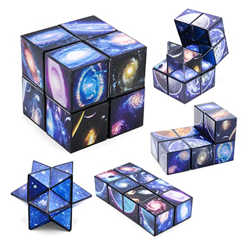 Star Zauberwürfel Cube s2 Zauberwürfel Cube, 2 in 1 Infinite Zauberwürfel Cube Dekompression Puzzle Zauberwürfel Cube Kinder und Erwachsene Spielzeug von 66 MING YING