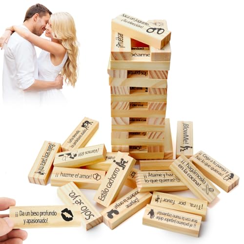 71Nmly 48 Stück Spanische Fassung Block Tower Spiel von 71Nmly