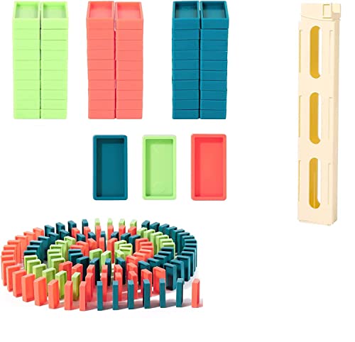 71Nmly Domino Train Toy Accessories,100 stücke Domino Train Blocks Refill Pack,Blocks and Stacking Toys,Domino Racing Toy Game für Kinder von 71Nmly