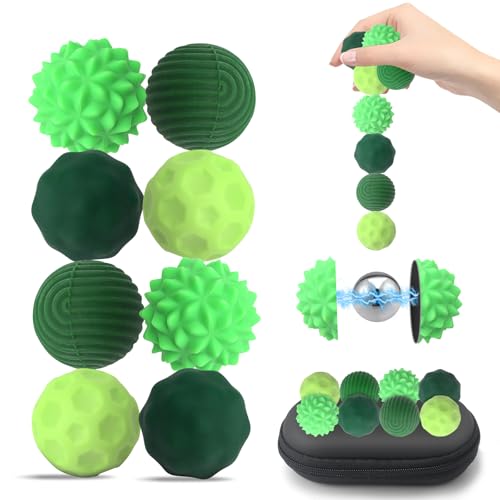 8PCS Magnetische Fidget Toys,Magnetkugeln Anti Stress Bälle Silikon Sensorik Spielzeug,Magnet Stressball mit Silikonhülle FüR Erwachsene Und Kinder,Sensorischer Ball,Druckball Fidget Spielzeug 8PCS Magnetische Fidget Toys,Magnetkugeln Anti Stress Bälle Silikon Sensorik Spielzeug,Magnet Stressball mit Silikonhülle FüR Erwachsene Und Kinder,Sensorischer Ball,Druckball Fidget Spielzeug von 71Nmly
