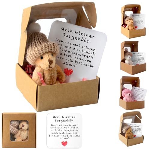 Teddybär Klein Pocket Hug Deutsch Mini Stofftiere Kleiner Steiff Teddy Mit Karte & Geschenkbox Klein Positive Ggeschenke für Geburtstag Weihnachtsfeier Lieferunge Kollegen Freundin Geschenk (4 Farben) Teddybär Klein Pocket Hug Deutsch Mini Stofftiere Kleiner Steiff Teddy Mit Karte & Geschenkbox Klein Positive Ggeschenke für Geburtstag Weihnachtsfeier Lieferunge Kollegen Freundin Geschenk (4 Farben) von 71Nmly
