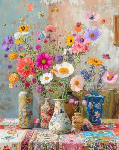 Puzzle 1000 Teile Erwachsene, Flowers Klassisches Lernspiel Puzzles, Geschicklichkeitsspiel für Die Ganze Familie, Wunderschönes Dekoration Puzzle Geschenke 70 X 50cm von 77iiAii