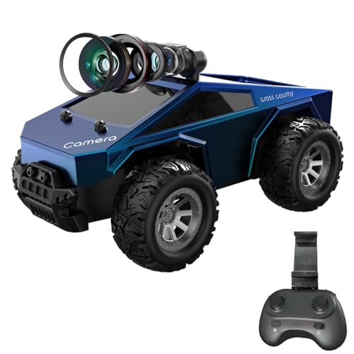 7JI 2,4 G Ferngesteuertes Auto für jedes Gelände mit Kamera, 1:28 Tesla, Hochgeschwindigkeits-Spielzeug, Echtzeit-Grafikübertragung über WLAN, mit App-Handhabung, RC Spielzeug für Kinder und 7JI 2,4 G Ferngesteuertes Auto für jedes Gelände mit Kamera, 1:28 Tesla, Hochgeschwindigkeits-Spielzeug, Echtzeit-Grafikübertragung über WLAN, mit App-Handhabung, RC Spielzeug für Kinder und von 7JI