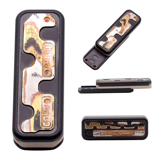 7JI Fidget Slider Toy,Erwachsener Fingerspitzenschieber,Schieber aus Zirkoniumlegierung,EDC Metallschieber Spielzeug,ADHD Dekompression Metallschieber Spielzeug,Gifts for Family and Friend von 7JI