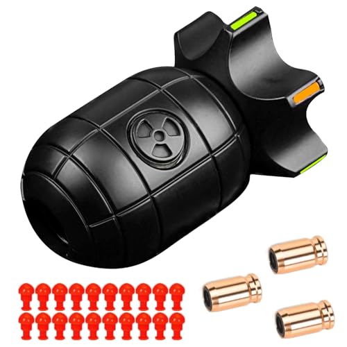 7JI Fidget Toy Legierung,Fidget Toys Erwachsene,Soft Bullet Gun mit 20 Soft Bullet,Anti Stress Spielzeug EDC,Mini Blaster Spielzeug Pistole,Toy Gun,Rotierende Dekompression von 7JI
