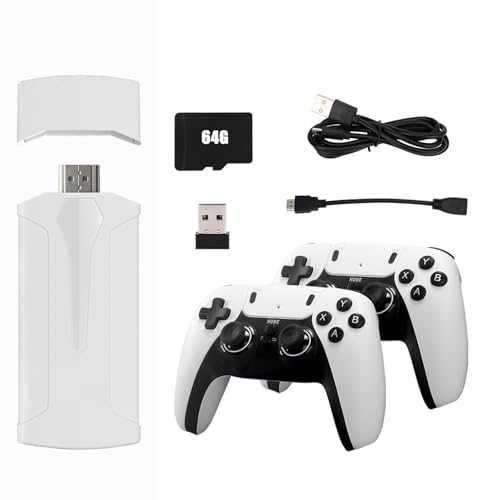 7JI Upgrade Retro Konsole Spielkonsole,20000+Retro Videospiele,Plug & Play HDMI für TV mit 2 Wireless Controllern,Unterstützt 23 vorinstallierte Simulatoren, Erwachsene/Kinder 7JI Upgrade Retro Konsole Spielkonsole,20000+Retro Videospiele,Plug & Play HDMI für TV mit 2 Wireless Controllern,Unterstützt 23 vorinstallierte Simulatoren, Erwachsene/Kinder von 7JI